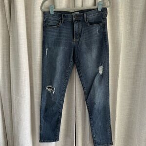 Women's Distressed Skinny Ankle Jeans